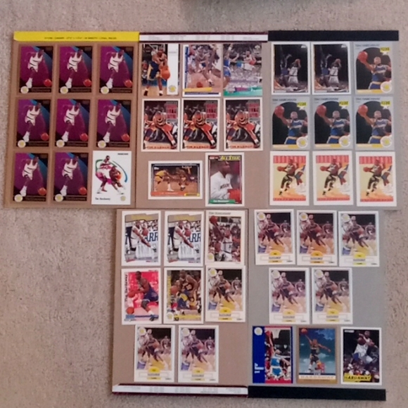 Toys Lot Of 42 Tim Hardaway Golden State Warriors Basketball Cards
